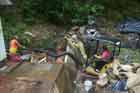 Breaking Wier with Excavator