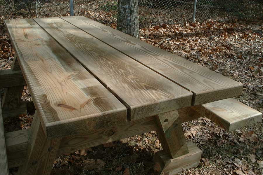 Finished Picnic Table